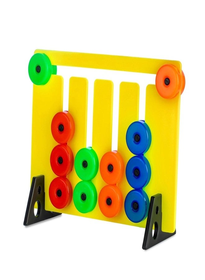 ROKTRY Montessori Slide Puzzle Toy Game for Kids, Fun & Challenging Toy, Learning Toys for Kids,Fun and Colourful Pattern Making Activity Toys,Multicolor Baby Activity Toys for Boys Girls - Image 1